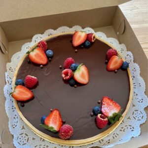 Chocolate Black Currant Tart