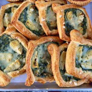 Spinash Artichoke Croissants